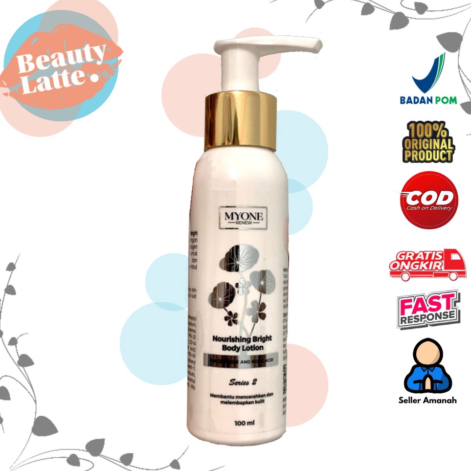 ➡✷ MyOne Nourishing Brighteting Skincare Body Lotion BPOM