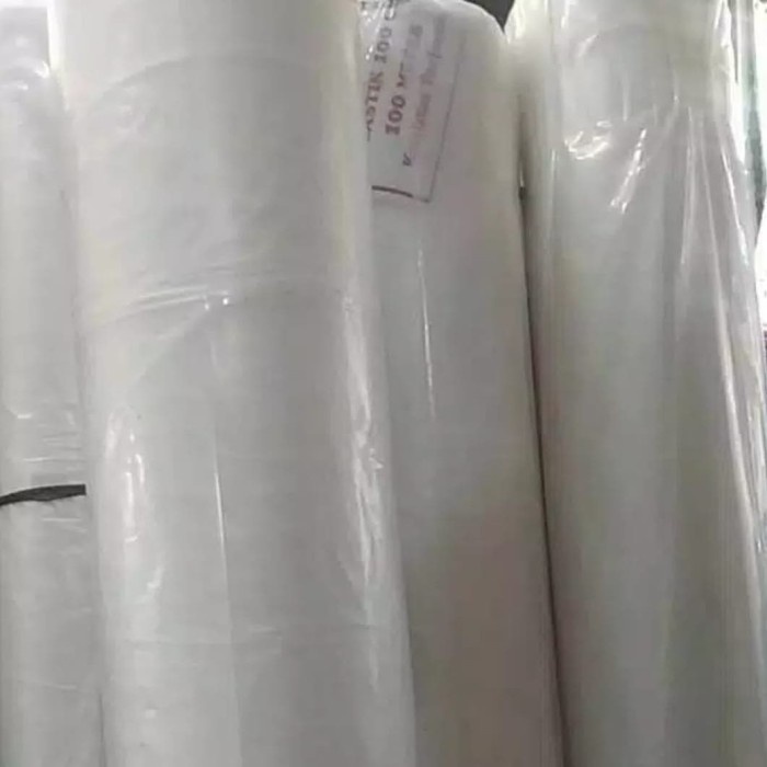 Plastik Cor Bening 1 Roll / Plastik Pe Bentuk Kantong Tebal