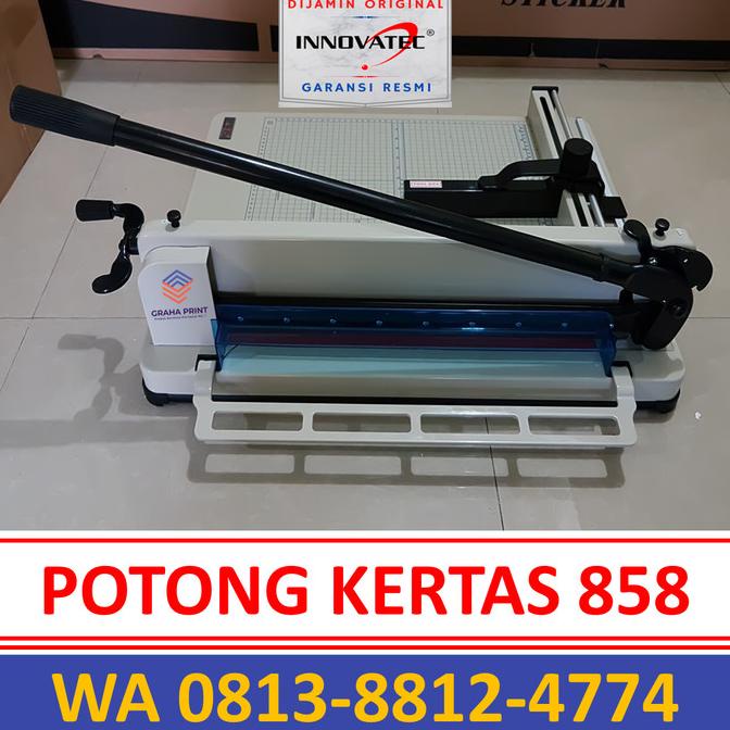,,,,,,,] Alat Potong Kertas 1Rim Mesin Potong Kertas Karton A3 858 1 Rim Murah
