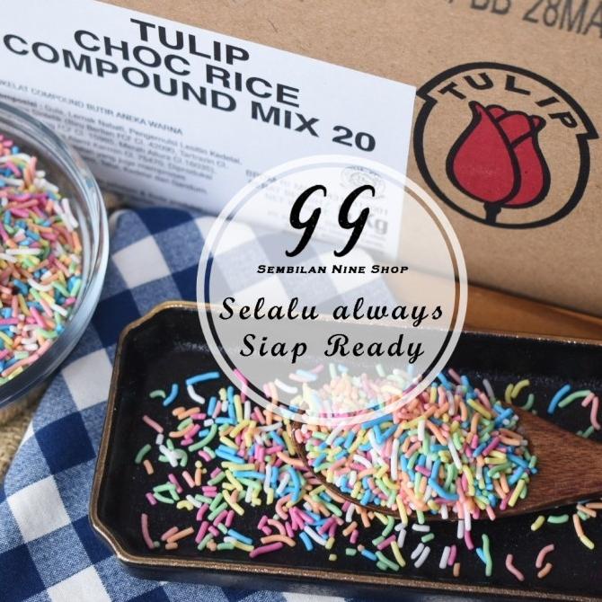 

TULIP Chocorice MIX RAINBOW 1 KG Meises Meses Ceres Warna Warni