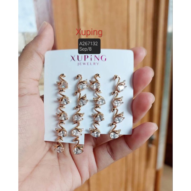 Anting XUPING tindik subang / suweng Angsa / swan