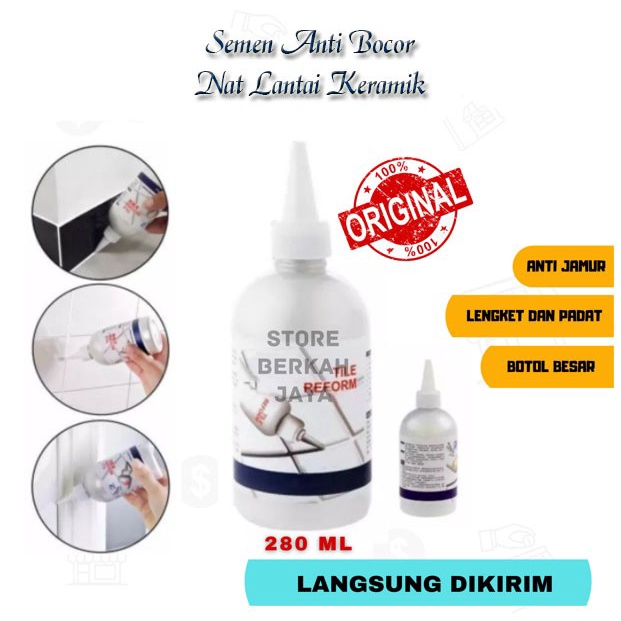 ORIGINAL SEMEN NAT LANTAI KERAMIK ANTI BOCOR LEM CAIR NAT KERAMIK
