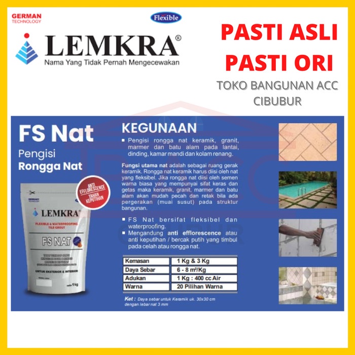 LEMKRA FS NAT SEMEN PENGISI NAT KERAMIK