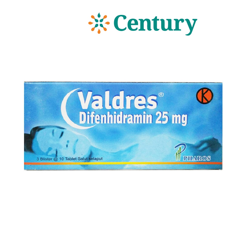 VALDRES 25 MG 1 STRIP ISI 10 TABLET