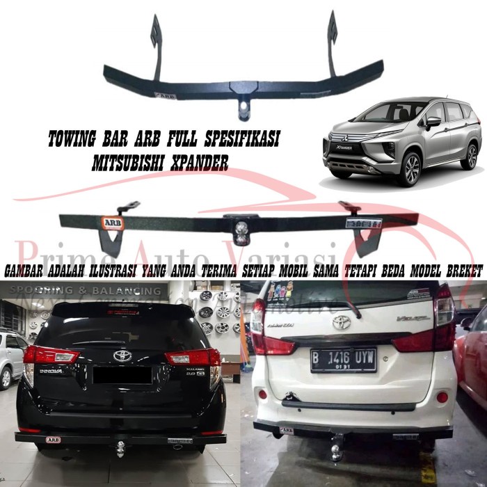 TOWING BAR ARB BESI BUMPER BELAKANG TOWING BAR - XPANDER terlaris