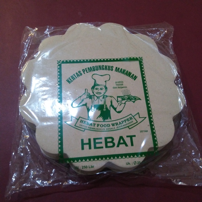 Terlaris Kertas Coklat Alas Nasi Bentuk Bunga