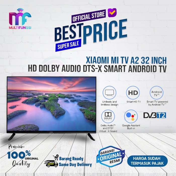Xiaomi Mi Tv A2 32 / 43 / 55 Inch 4K Uhd Hdr10 Dolby Vision Smart Tv