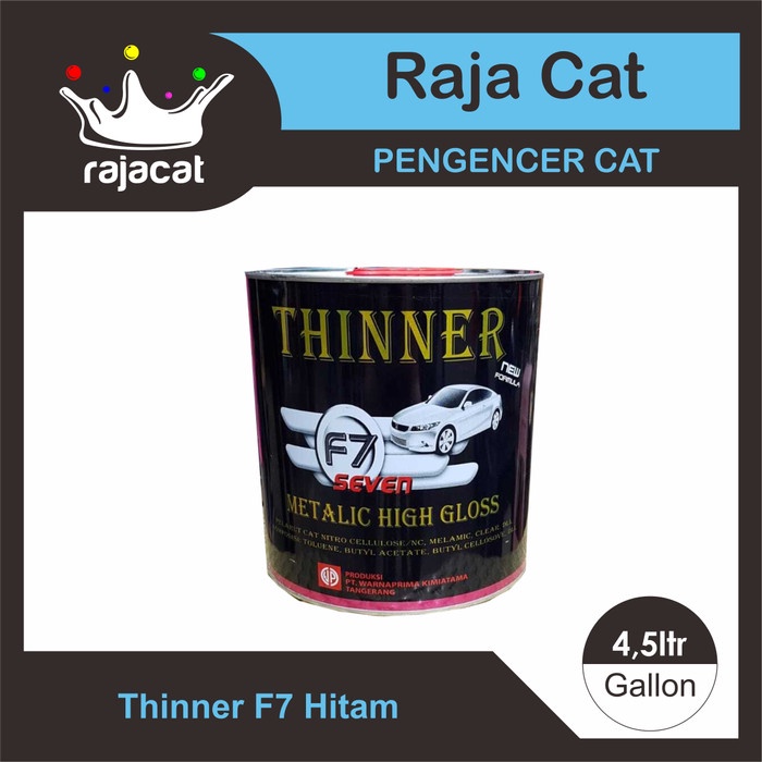 Thinner F7 Hitam 4,5 Ltr / Kualitas Thinner Cobra Bestseller Thinner