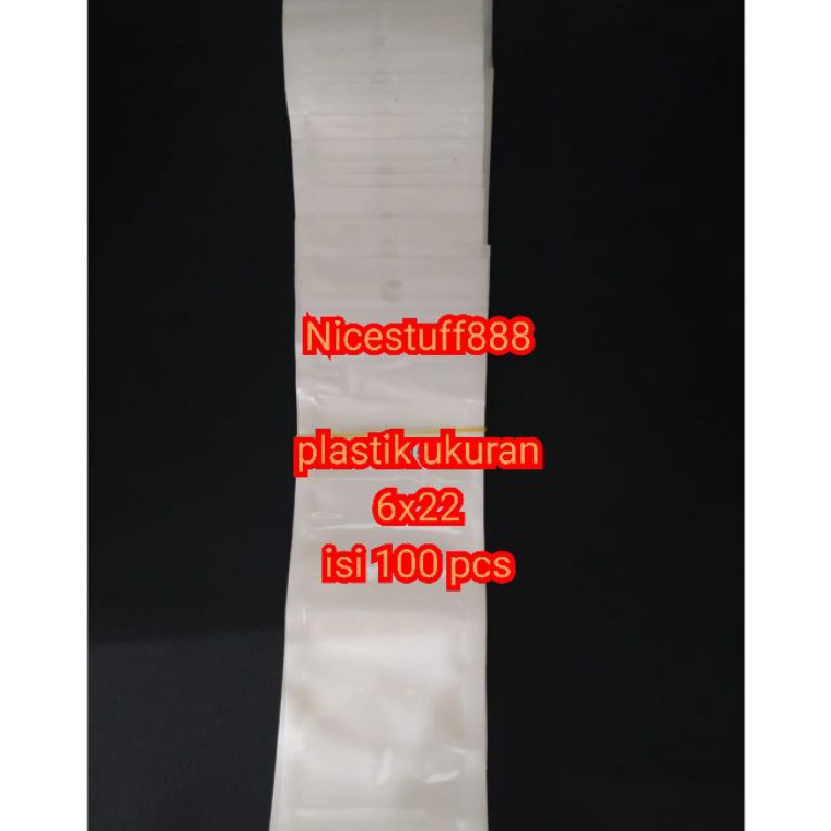 

DZXD-64 packing Plastik Klip 6x22 cm Aksesoris / Ziplock Zipper / Zip Lock 6 x 22 cm Nicestuff Top Discount