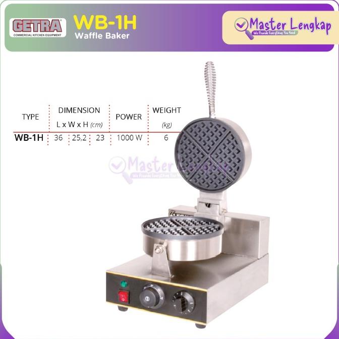 Getra Waffle Baker Wb-1H / Mesin Waffle Getra Wb 1H Garansi Resmi