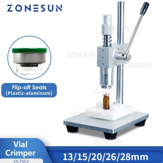 Zonesun Manual Oral Liquid Bottle Capping Machine Penicillin Glass