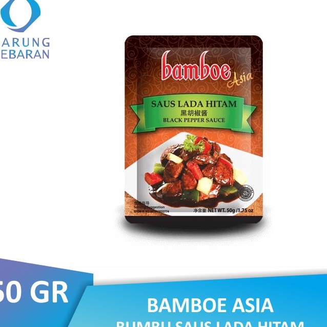 

Bestseller Bamboe Asia Bumbu Saus Lada Hitam 50 GR Dijual
