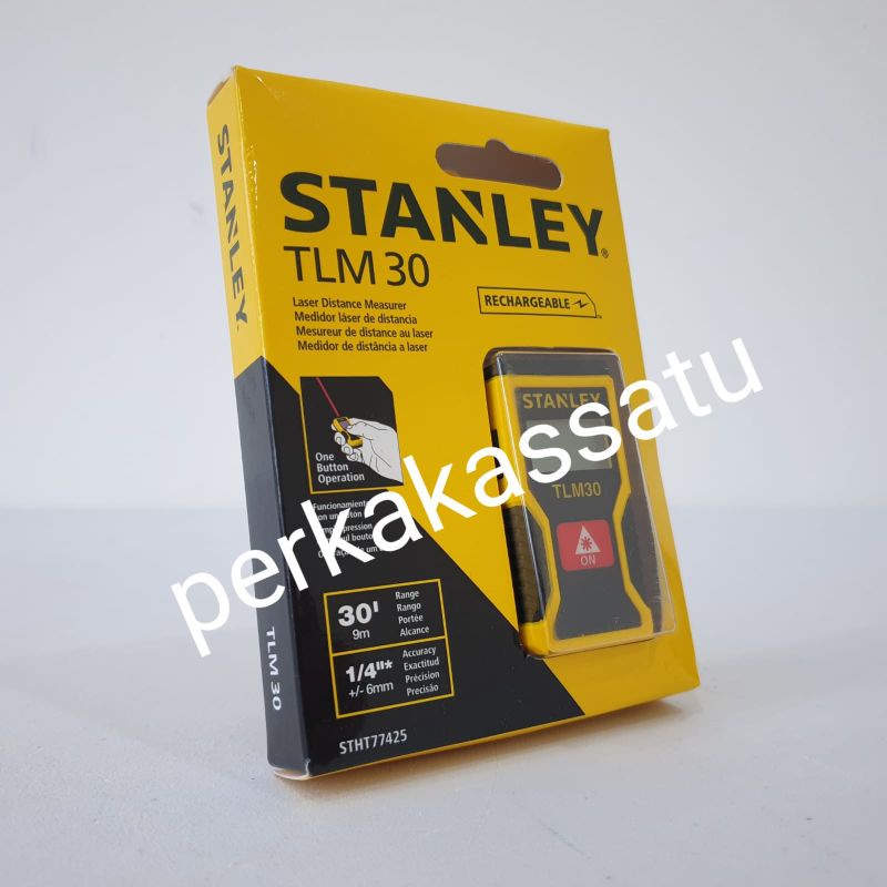 METERAN LASER DIGITAL 30M 30 M METER STANLEY STHT77425 TLM30 MEASURER