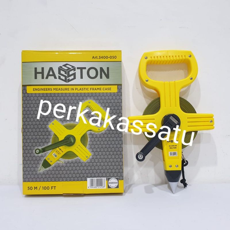 METERAN TANCAP TANAH 50M 50 M METER PLAT BAJA PROHEX HASSTON 3400-050