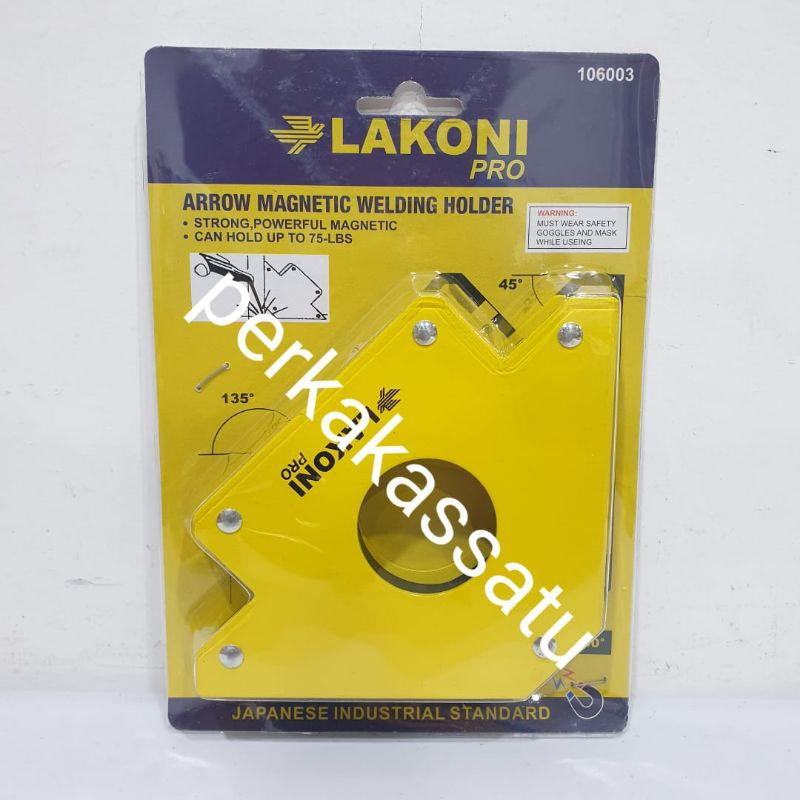 SIKU LAS MAGNET MODEL PANAH 5" 5 INCH INCI LAKONI PRO MAGNETIC WELDING HOLDER JETJO TOOLS JETJOTOOLS