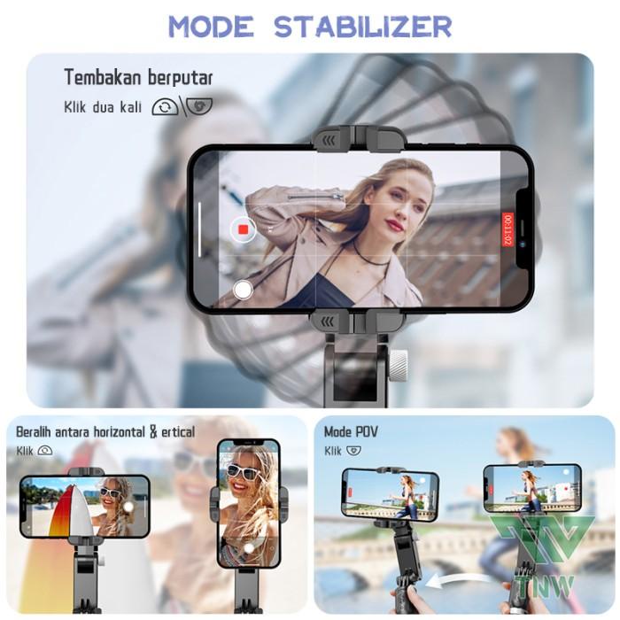 TERLARIS - TNW-Q18 GIMBAL STABILIZER HANDPHONE GIMBAL HP STABILIZER TONGSIS HP