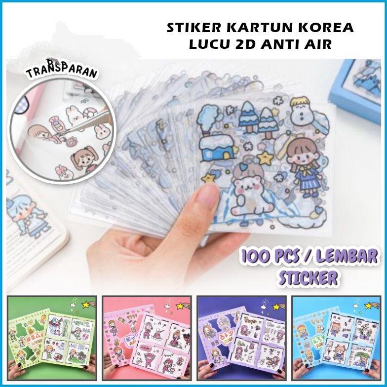 

Promo Sticker Motif Kartun 2D Isi 100 Lembar Anti Air / Stiker Tempelan Hiasan Botol Minum Hias Buku Diary Scarpbook Case Aesthetic Lucu / Diy Korean Sticker Cartoon 100 Sheets Untuk Hadiah Anak Pacar Teman Kids Cute Tempel Karakter Viral! Bisa Cod