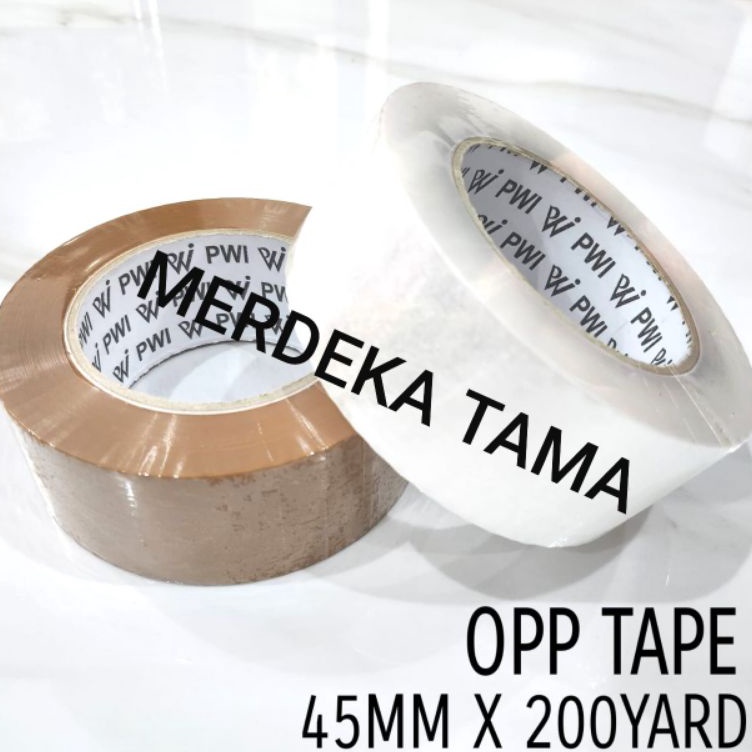 

ZKKQ0903 Lakban Plakban Coklat / Bening 45mm x 200yard PWI