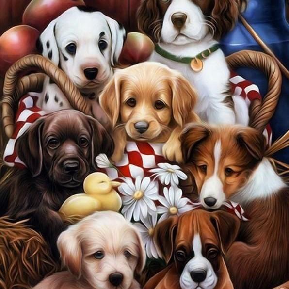 TERLARIS - 30X40CM LUKISAN KRISTIK DIAMOND PAINTING FULL DRILL 5D CROSS STITCH EM