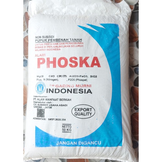 pupuk NPK Phoska non subsidi kemasan 50kg