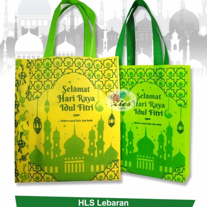 

(Isi 12) Tas Souvenir Goodie Bag Kantong Idul Fitri Lebaran Ramadhan M