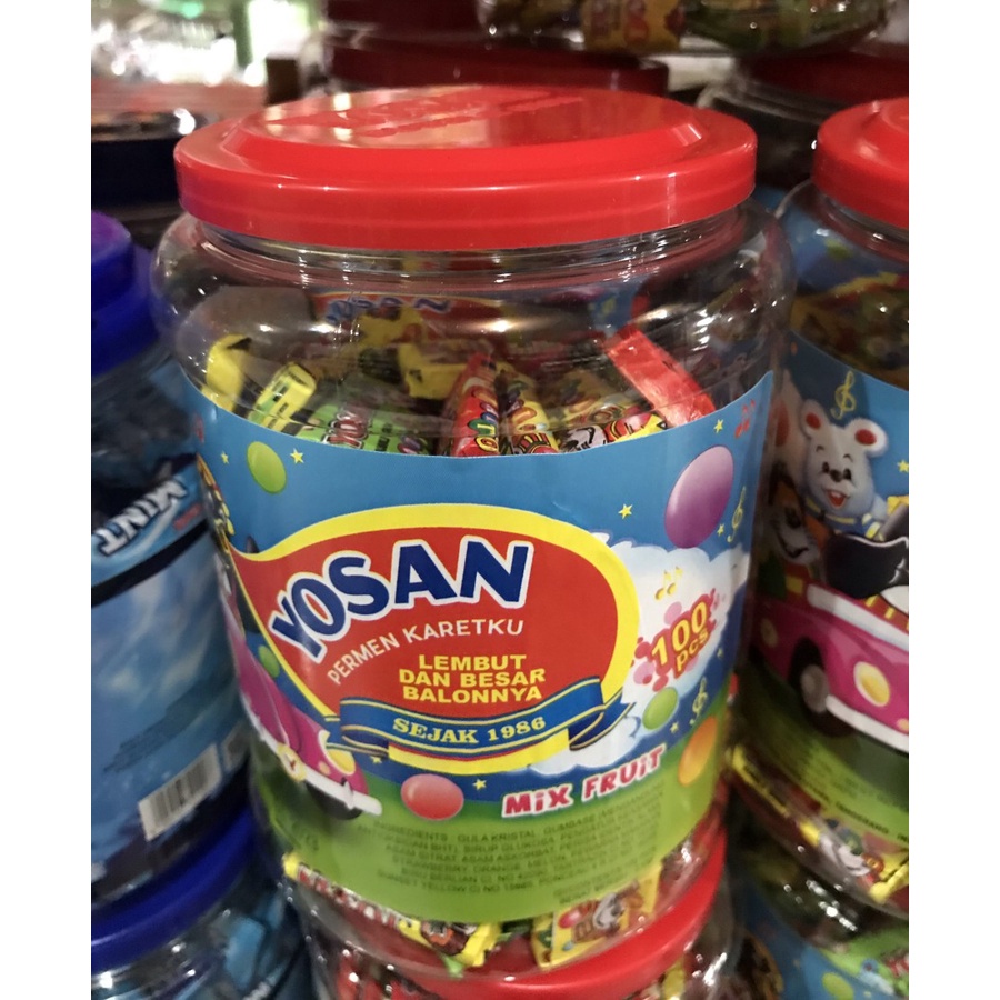 

Yosan Permen Karet Xfruit 230Gr