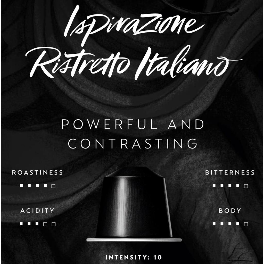 

Ristretto Nespresso Coffee Capsules Kapsul Kopi