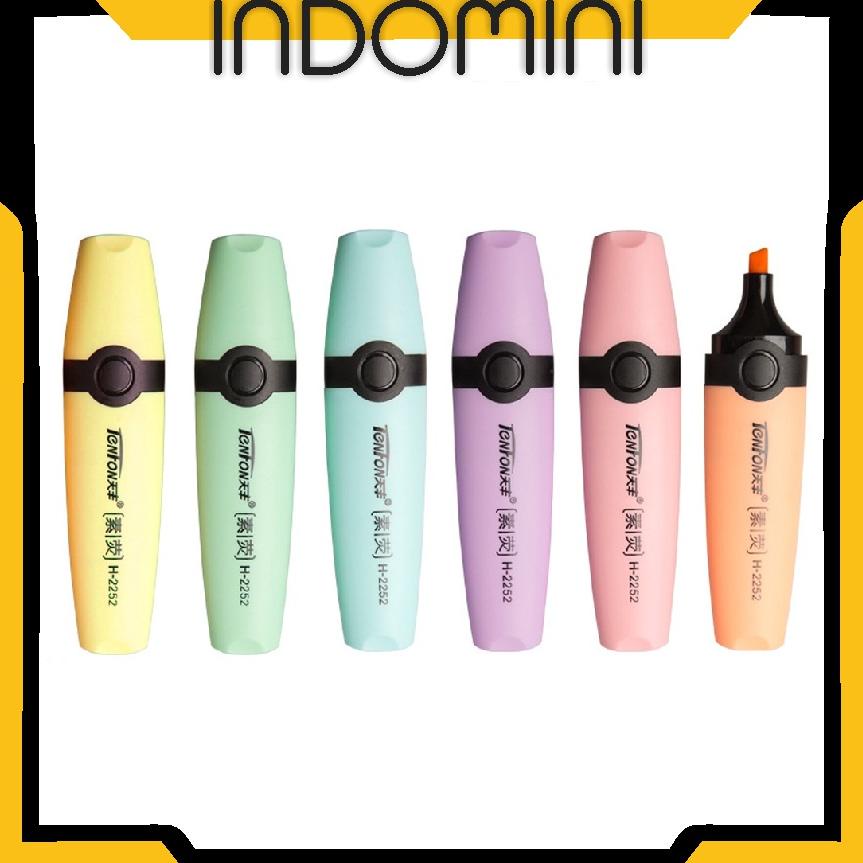 

Promo Indomini S016 Highlighter Pastel Highlighter Pen Colour Perlengkapan Sekolah Marker Pen Alat Tulis Penanda Warna