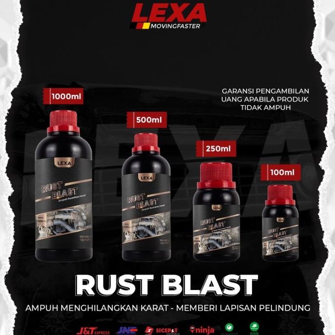 LEXA Rust Remover / LEXA Rush Blast Penghilang Noda Kerak Dan Karat