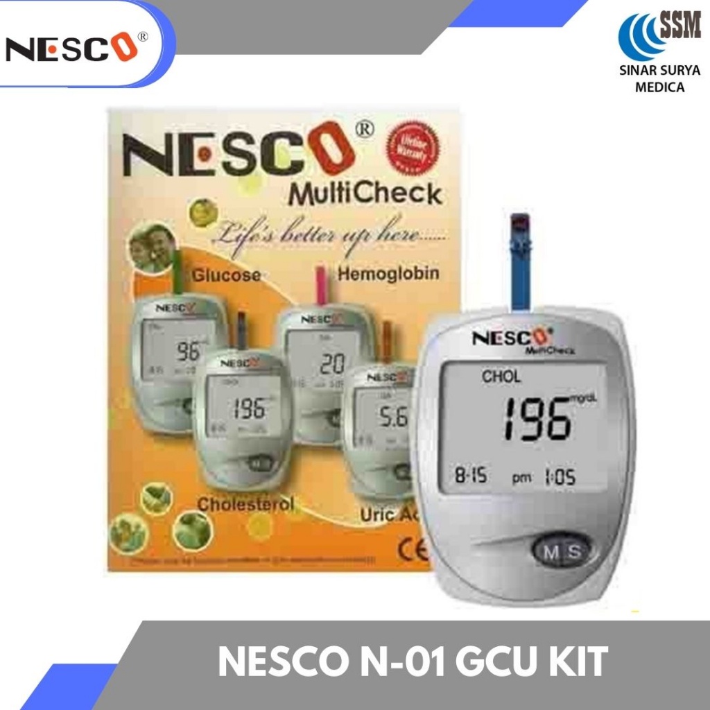 Nesco Multicheck N01 Alat Test Gula darah, Kolesterol, Asam Urat