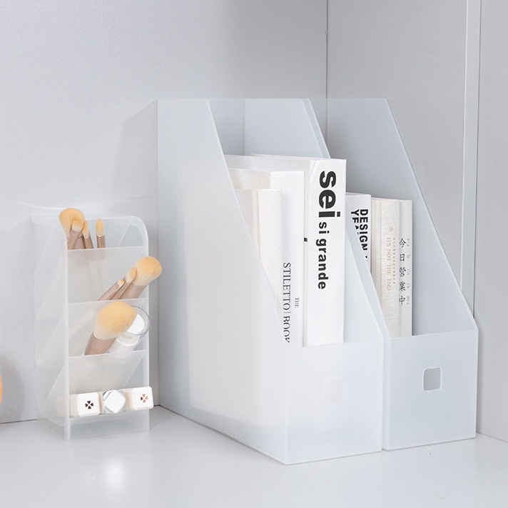 

[☛-HCY☑] Inaso File Organizer Box Tempat File Dokumen Majalah Odner Bindex Putih Kotak Organiser Kertas Desktop Storage Box File Magazine Keeper HRM335 - berkuaalitas!