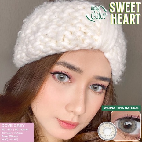 Kodey5Y9k {BISA COD} SOFTLENS LIVING COLOR SWEET HEART BY IRISLAB NORMAL & MINUS (-0.50 S/D -2.50)