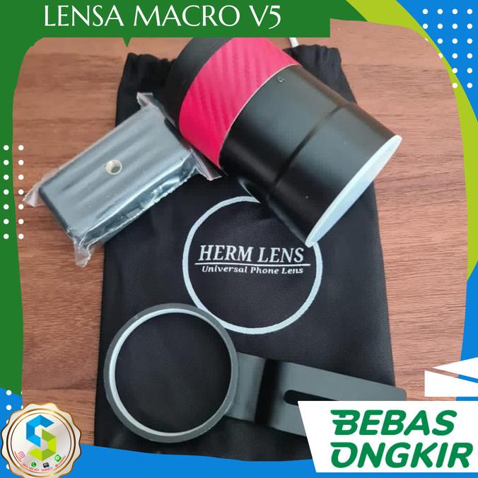 Lensa Makro Megatron V5 - Lensa Macro Hasil Bagus - Lensa Macro HP V5