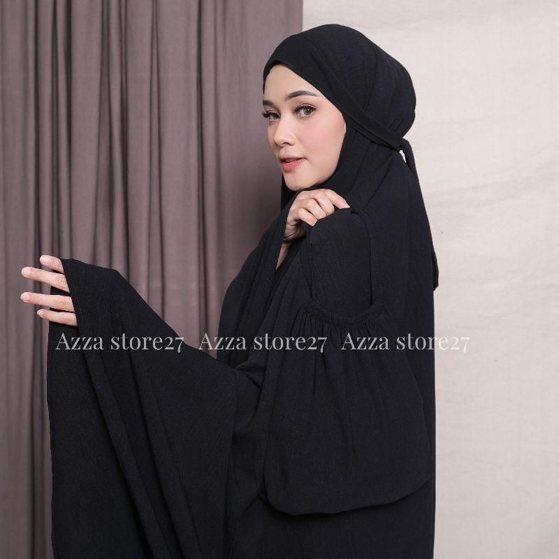 Mukena Dewasa Lesti Crinkle Airflow 3 in 1 Premium Jumbo Polos