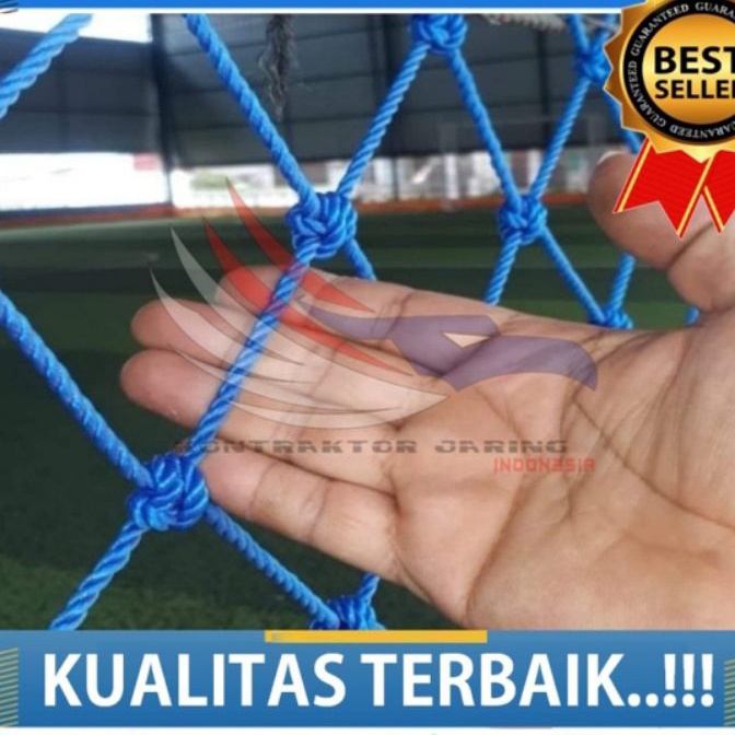 [IO-➤㊚0) Jaring voly Futsal Tambang 3mm Lubang 8-20Cmsuper.kerren.