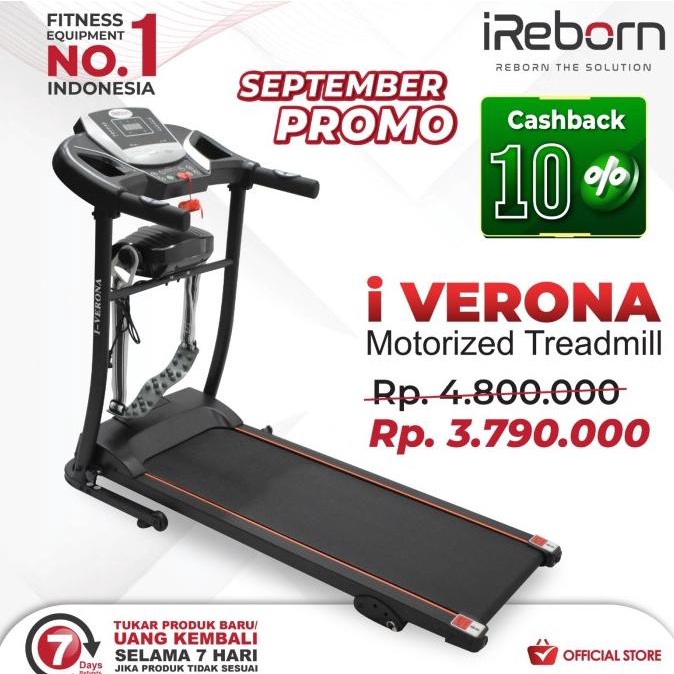 Alat Fitness Treadmill IReborn I-Verona