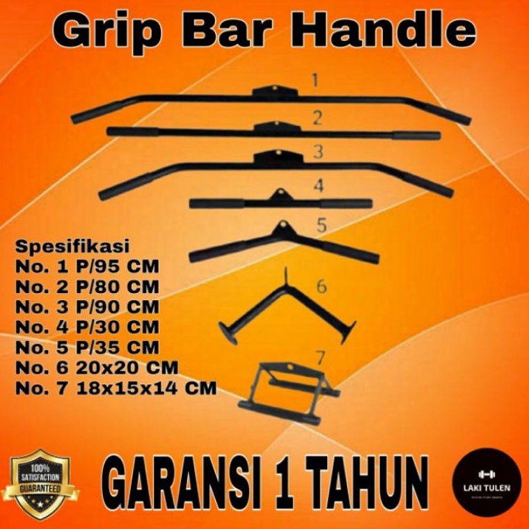 ☁Jcy Lat Bar Hand Grip Untuk Variasi Pull Down q Premium ♚.