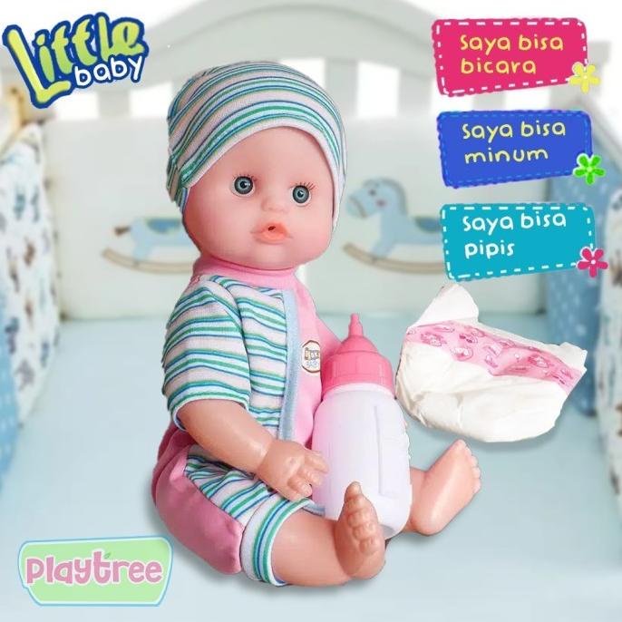TERMURAH BONEKA BAYI BISA MINUM PIPIS DAN BICARA / ALIVE BABY DOLL 
