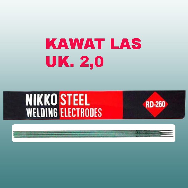 PALING LARIS Kawat Las NIKKO STEEL RD260 ( 2mm X 300mm ) PER 1KG/NIKKO KAWAT LAS RD-260 2.6MM/ 1/20K