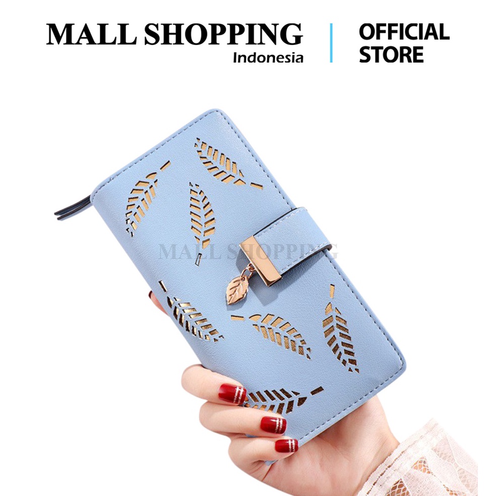 REKOMENDASI (COD)Dompet Wanita Dompet Kulit Dompet Panjang Women Wallet MALLSHOPING