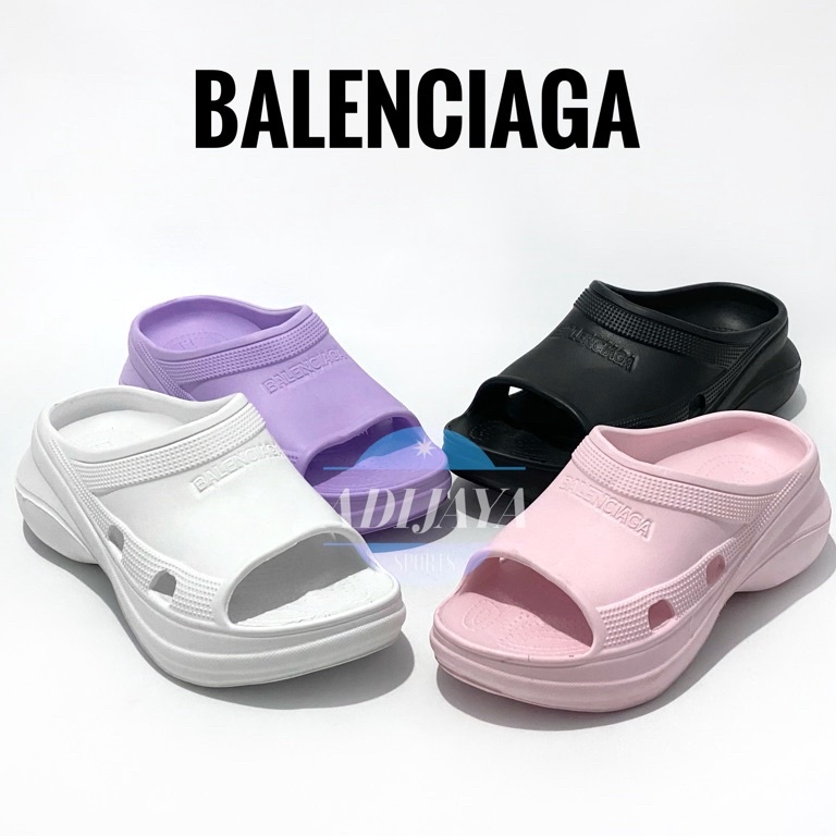 LANGSUNG ATC Sandal Balenciaga x Crocs Sandal Balenciaga Wanita Sandal Crocs