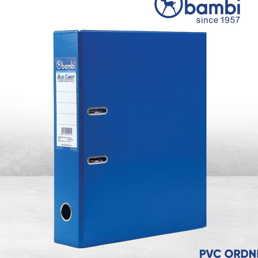 

[LPF ご☎> Bambi Ordner PVC Lever Arch File Folio 75mm - 1010 - berkualitas..