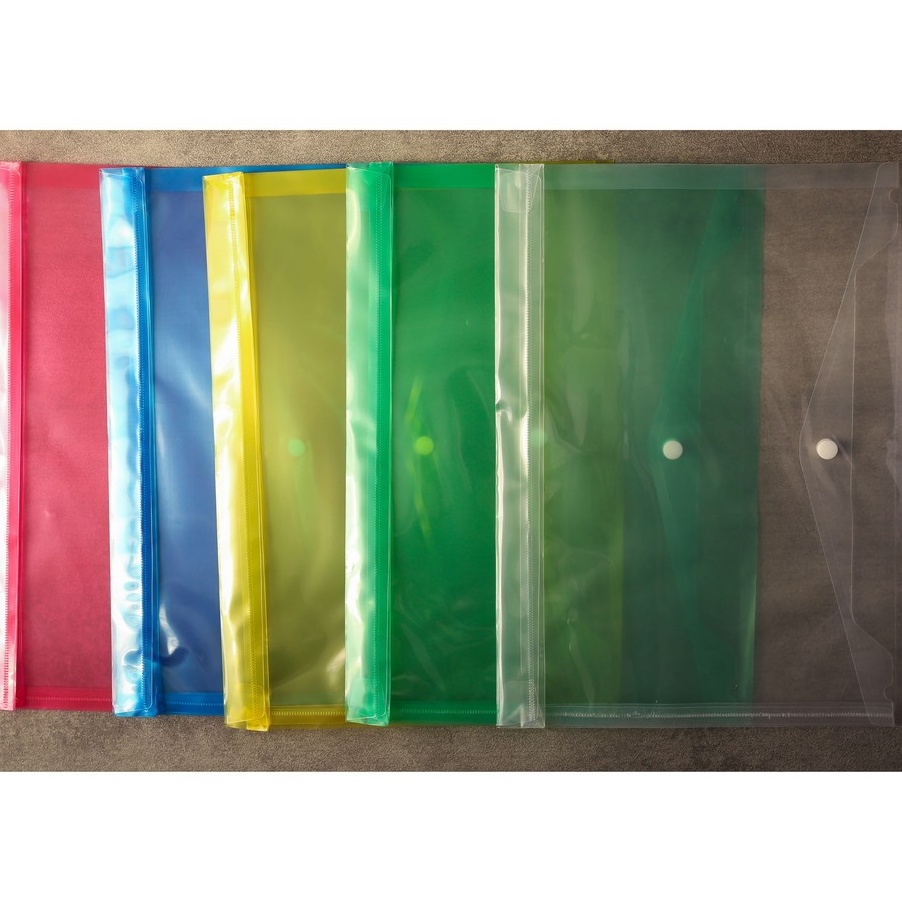 

[➛ K✔15S) (6pcs)Map Kancing Polos Folio- kekiniian.