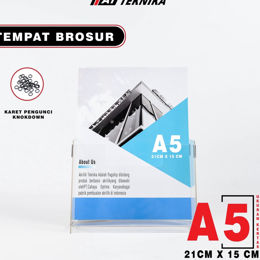

(H9✮/I☑] RAK / TEMPAT BROSUR / TEMPAT DISPLAY BROSUR AKRILIK DISPLAY UKURAN A5- trending..!