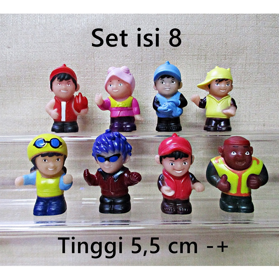 ー HP Miniatur Pajangan Topper cake Mainan Boboiboy Galaxy Halilintar Boboboy Boboboi Action Figure i