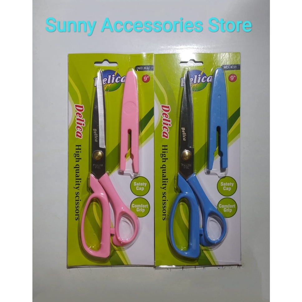 

ERG-80 Gunting Kain Delica Random K31/9 Inch Original Product*warna random* N09