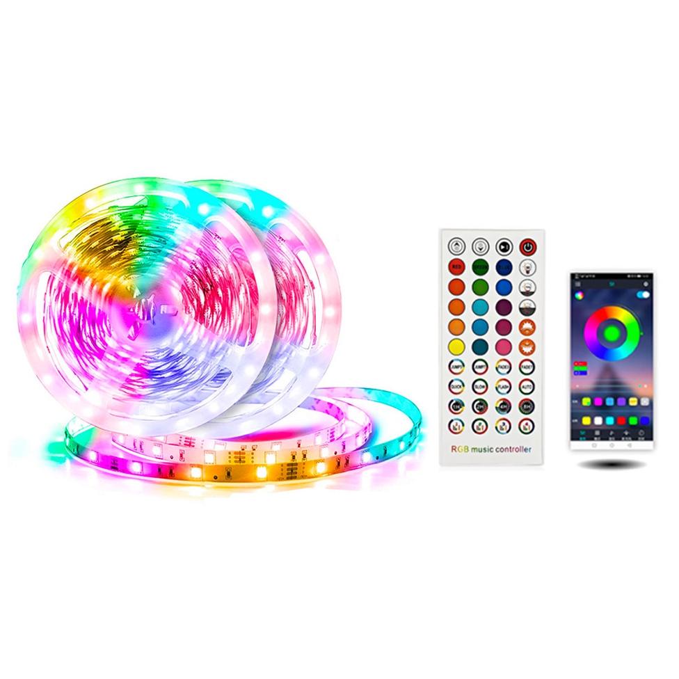 Trending Lampu Led Strip App Musik Rgb 5050 2835 5M 10M 15M 20M Hp Sensor Music Tahan Air Remote Lam