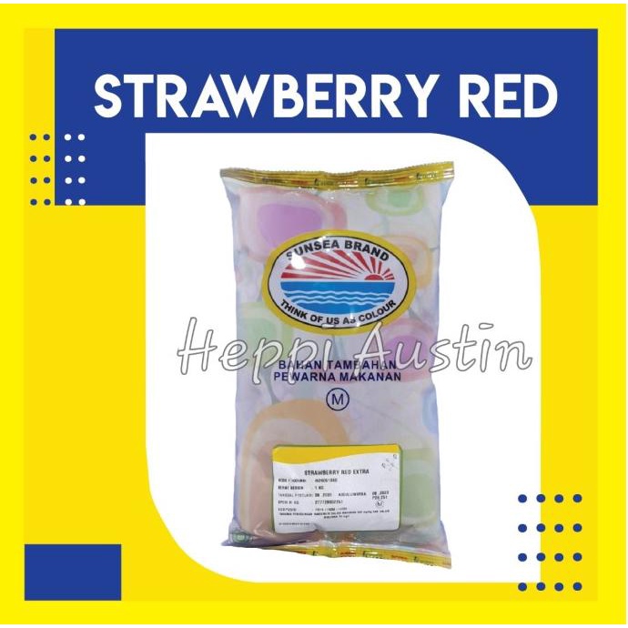 

ech01 Pewarna Makanan Merah Strawberry Red Extra 1 KG
