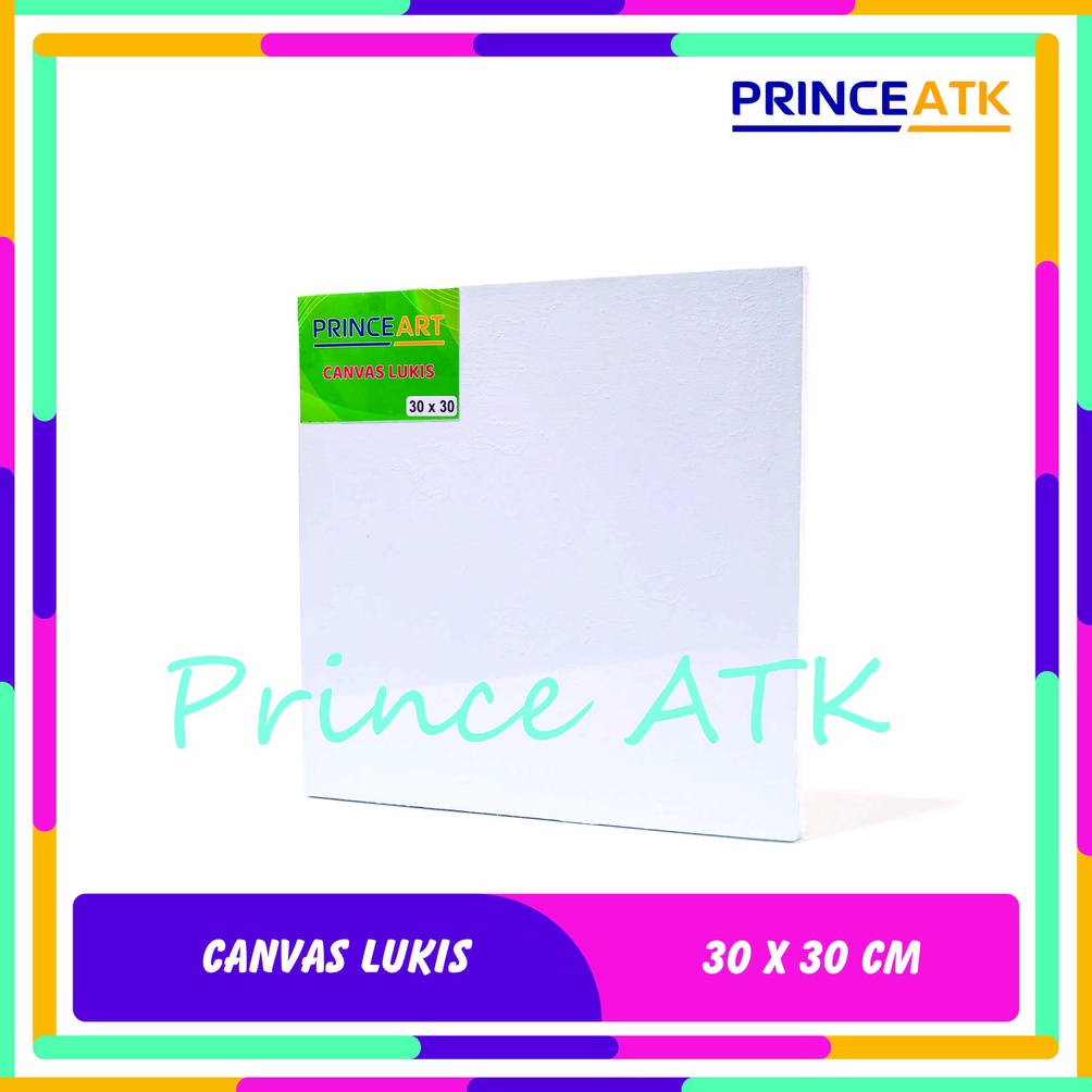 

[PROMO NDN2] CANVAS / KANVAS LUKIS PUTIH UKURAN 30 X 30 CM Stock Ada