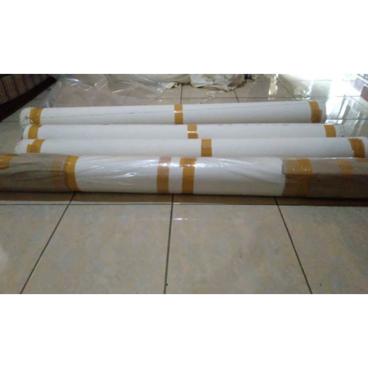 

Terbaru Kanvas Roll / Media Lukis Ukuran 2 mtr x 1.5 mtr, 3mtr x 1.5 mtr Warna Putih, Hitam, Kuning, Biru Berkualitas! Best Produk